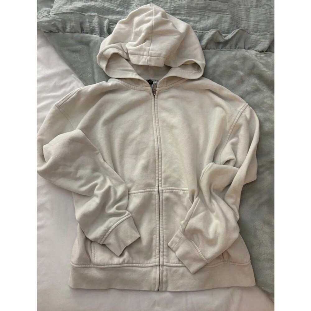 H&M Cream Zip Up